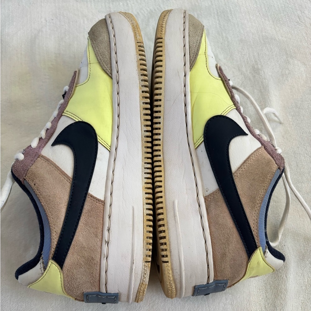 Nike Air Force 1 Shadow Multicolor Suede Sneakers Unisex CU8591-001 Size 9,5 - Picture 10 of 10
